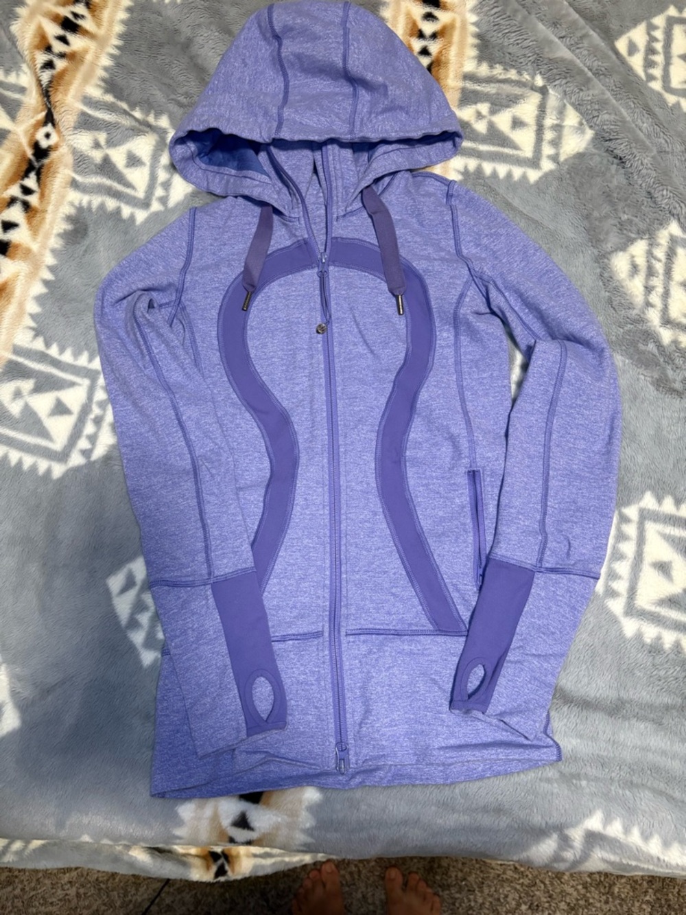 lululemon athletica Lavender Purple Full-Zip Hooded Jacket